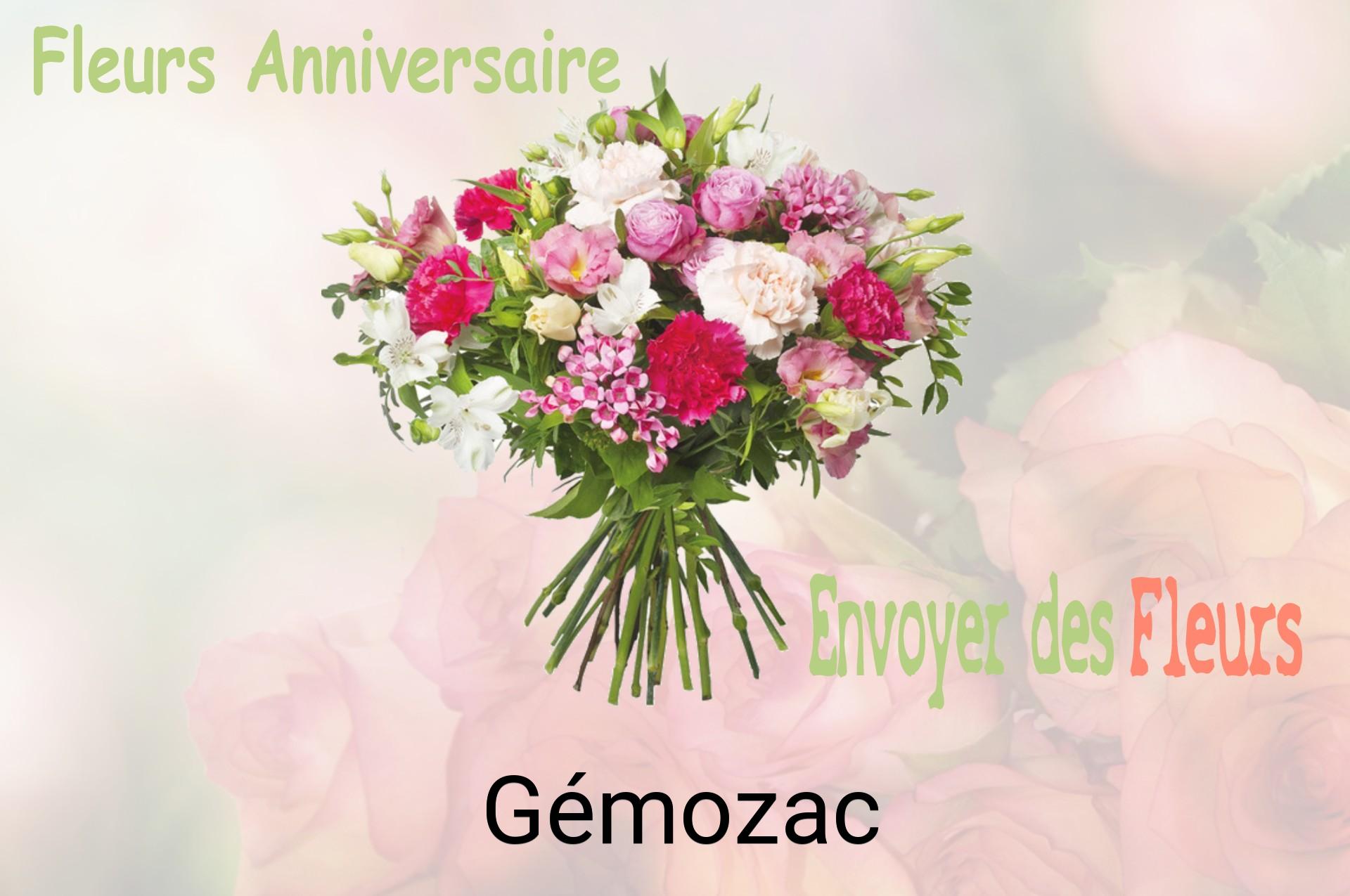 Bouquet de fleurs d’anniversaire livré à Gémozac