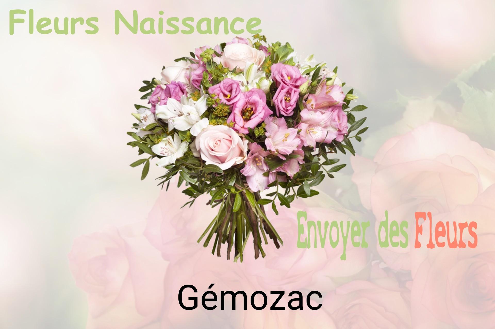 Bouquet de fleurs de naissance livré à Gémozac